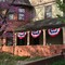 Pleated Fan Flag 2 Pack Patriotic American Bunting Flags for 4th of July